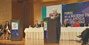 Antonio Taveras en el Foro de la Sociedad Civil por la Justicia y la Seguridad